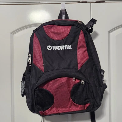 Рюкзак Worth для бейсбола софтбола снаряжения для быстрой подачи темно-бордовый/черный - Изображение 1 из 4