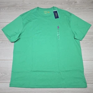 Polo Ralph Lauren Men's Big & Tall 1XB Green T Shirt Short Sleeve Crew Neck New - Picture 1 of 6