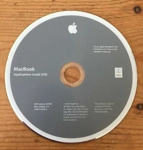 2009 Macintosh Mac MacBook Applications Software Installation DVD Version 1.0 - Picture 1 of 4