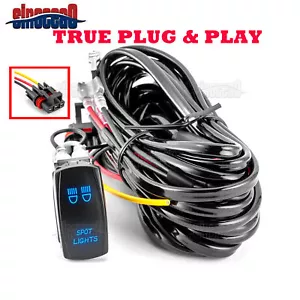 Interruptor de luz puntual LED arnés de cable 2 arnés de cable para barra de bus de pulso Polaris Ranger XP1000 - Imagen 1 de 15