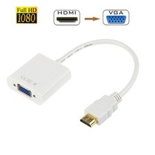 1080P HDMI Male to VGA Female Video Cable Cord Converter Adapter For PC DVD HDTV