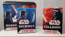 Star Wars 2007 Heroes & Villains Playing Cards 100% CIB