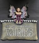 Decorative Fairies Wall Plaque And Swinging Tree Fairy - Chipped Nose !