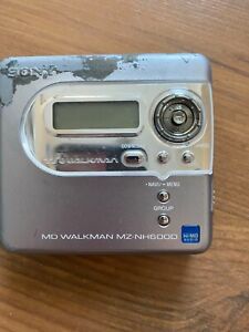 Sony Mz-Nh600D Vintage Md Mini Disc Walkman- Not Working For Parts/Repair