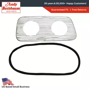 1965 Chrysler Imperial Left Side Headlight Bezel Glass Cover & Decal 2809945 NOS - Picture 1 of 7
