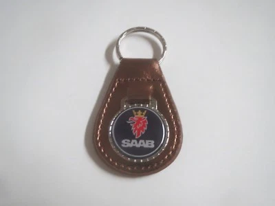 SAAB SONETT 93 95 600 900 9000 9-3 9-5 9-2X 9-5X 9-4X 9-7X 90 KEYCHAIN GOLD - Image 1 of 2
