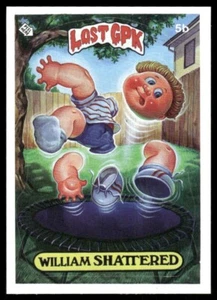 Tarjeta adhesiva William Shattered Lost Garbage Pail Kids #5b (NM) - Imagen 1 de 2