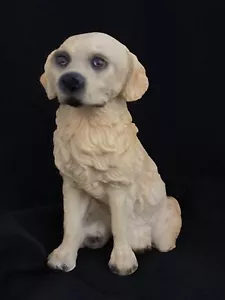 Statuina in resina cane cucciolo laboratorio Golden Retriever 4,25" - Foto 1 di 4