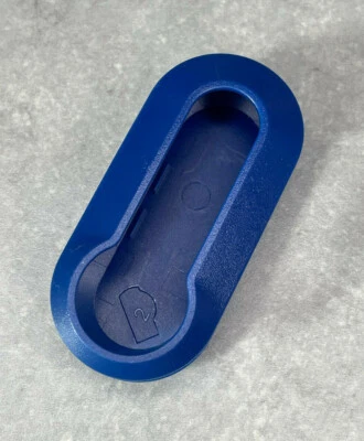 Blue Replacement Key Fob Trim Cover Shell Case Fiat 500, Abarth, Punto, Panda - Image 1 of 4