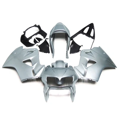 Silver Bodywork Fairings for Honda VFR800 1998-2001 1999 2000 ABS Fairing Kit — 第 1/4 张图片