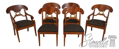 L67796: Juego de sillas de comedor de diseño neoclásico HENREDON Foto 1 de 4