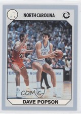 1990 Collegiate Collection North Carolina Tar Heels Dave Popson #18 Rookie RC