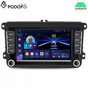 7" 2Din Autoradio Android 13.0 GPS Navi BT WIFI Für VW GOLF V Touran Caddy Polo - Bild 1 von 12