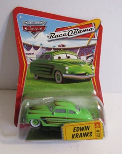 Disney Pixar The World of Cars Edwin Kranks #72 Mattel Race O Rama Die-Cast NEW - Picture 1 of 8