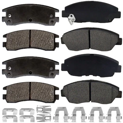 Pastillas de freno delanteras y traseras de cerámica para GMC Acadia 2007 2008 2009 2010 2011 - 2016 Foto 1 de 4