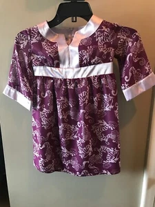KC Parker Girls Dress Size 4 Purple with Chinese Dragons Retail $89 - Picture 1 of 5