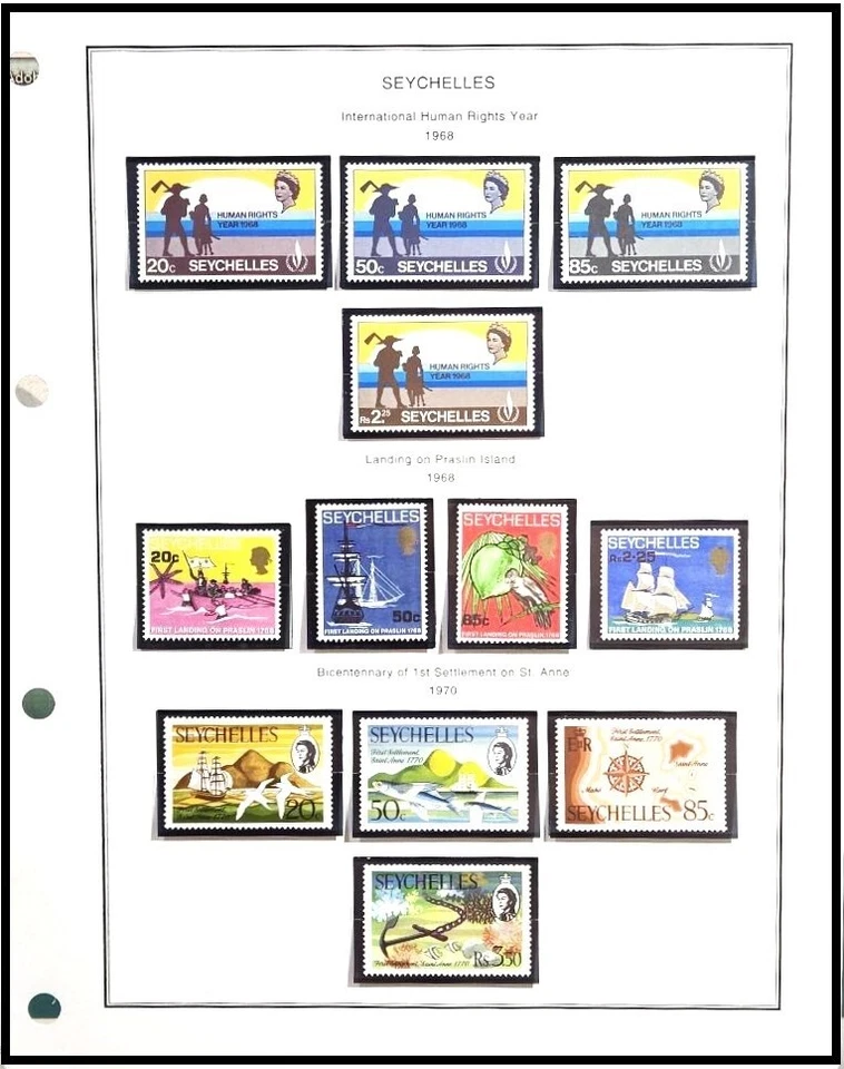1968 - 1970 Assortment of Seychelles MNH Stamps, XF. - Image 1 of 1