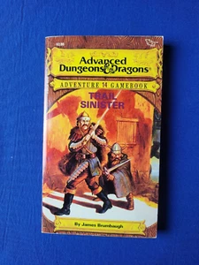 Trail Sinister mit Charakter-Statistikkarte - AD&D Adventure Spielbuch #14 - Bild 1 von 3