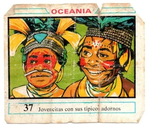JOVENCITAS #37 CROMO OCEANIA 1968 DUNKIN  RECUPERADO DE ALBUM - Picture 1 of 2