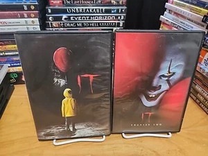 It Chapter One Two Lot DVD 1 2 Stephen King Horror Movie 2017 2019 Pennywise - Picture 1 of 4