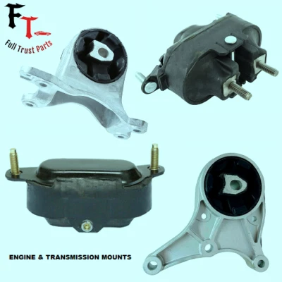 КОМПЛЕКТ ИЗ 4 КРЕПЛЕНИЙ ДВИГАТЕЛЯ И КОРОБКИ ПЕРЕДАЧ ДЛЯ 2007-2009 PONTIAC G6 (3,6 Л, V6, A/T). - Изображение 1 из 2