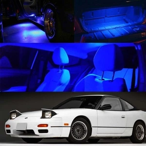 FOR 89-94 Nissan Silvia 240sx S13 Blue Xenon Interior LED T10 Festoon 158 194 - Picture 1 of 1