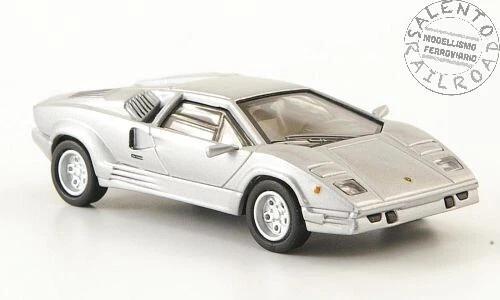 RICKO 38341 Lamborghini Countach 25th anniversary colore argento 1:87 - Immagine 1 di 1