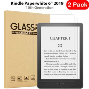 2 x verre trempé pour Kindle Paperwhite 6 pouces 2022 11e génération protection d'écran - Photo 1/5