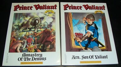 Lote de 2 libros: PRINCE VALIANT 29, 30-Son of Valiant, 1ª edición, Harold Hal Foster Foto 1 de 3