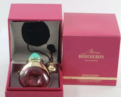 Miss Boucheron Mujer 0.33oz EDP Spray Recargable Nuevo En Caja Sellada (RARO) Foto 1 de 4