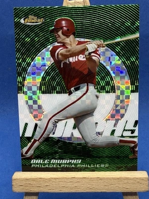 2005 Topps Finest Dale Murphy X-Fractor Green SSP /50 #164 Phillies B06 - Image 1 of 2