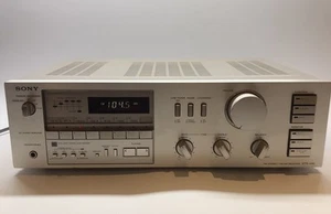 Sony STR-V45 2 Channel 115W AM FM Stereo Receiver Silver Made In Japan Tested - Picture 1 of 17