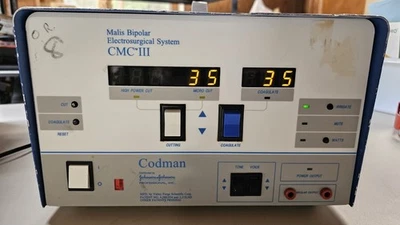 Sistema electroquirúrgico cortador coagulador bipolar Codman CMC III 80-1170 Malis Foto 1 de 4
