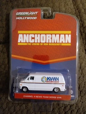 UH Greenlight Collectibles Hollywood Anchorman Channel 4 News Team Dodge Van Nuevo Foto 1 de 2