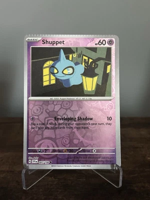 Shuppet 087/198 Sv01: Scarlet & Violet Base Set Reverse Holo CRIMPED Error Card - Image 1 of 2