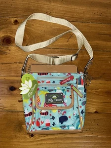 Lily Bloom Crossbody Purse Handbag Beach  Design Colorful  NWT - See Photos - Picture 1 of 6