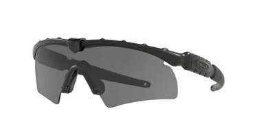 Marco Oakley SI Ballistic M 2.0 Strike ANSI Z87.1 estampado negro con lente gris Foto 1 de 4