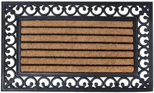 Esschert Design Fußmatte Türmatte Fußabtreter Kokos Gummi 75 x 45 cm Landhaus - Bild 1 von 1
