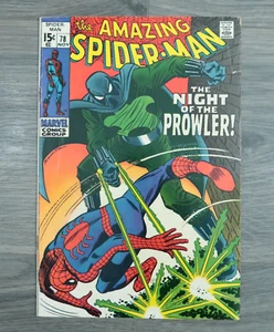 Amazing Spider-Man #78 (1969) KEY 1st Prowler Romita Marvel Comics 6.0 FINE - Picture 1 of 11