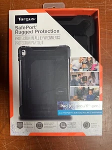 NEW - Targus SafePort Rugged Protection BLACK iPad Case - iPad 9.7” (2018-2017) - Picture 1 of 5