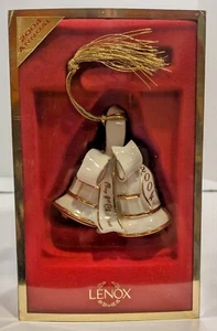 2004 1st Christmas Lenox Ornament Bells China Porcelain   Mint in Box!        - Picture 1 of 6