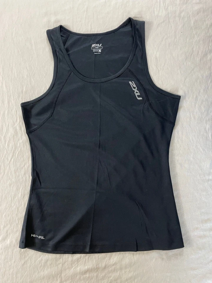 2XU Hi Fil Athletic Sleeveless Shirt, Tank Top. Black, Women's Size S. MINT! - Image 1 of 4