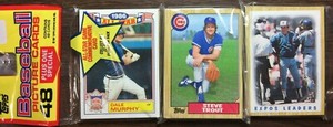 1987 TOPPS Rack Pack DALE MURPHY AS Glossy & GARY MATHEWS showing F6020411