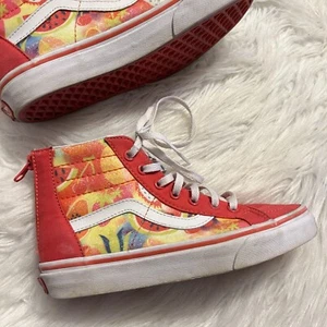Vans Sneakers Shoes Sk8-Hi Back Zip & Laces Fruit Design Kids Size 2.5 - Imagen 1 de 14