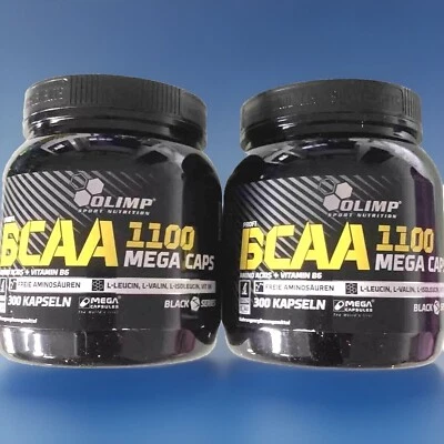 SCITEC NUTRITION (71,48€/kg)Olimp - BCAA 1100 Mega Caps 2 Dosen je 300 Kapseln BCAA Aminosäuren