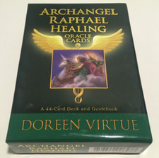 Archangel Raphael Healing Oracle 44-Card Deck & Guidebook Set By Doreen Virtue