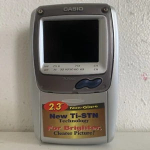 Casio Tuning LCD Color Television TV-970B UHF/VHF Battery Operated TURNS ON - Picture 1 of 10