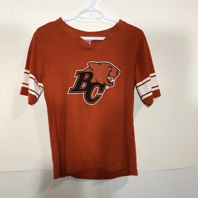 Camiseta De Colección Para Mujer BC Lions CFL Fútbol Naranja Negra Manga Corta Talla M Foto 1 de 4