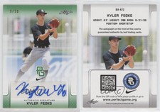 2017 Leaf Perfect Game National Showcase Green /10 Kyler Fedko #BA-KF2 Auto