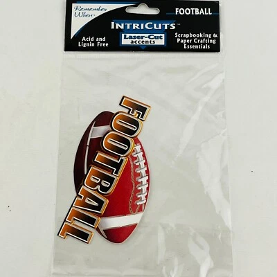 Livro de recortes Remember When FOOTBALL IntriCuts corte a laser #18983 - Imagem 1 de 4